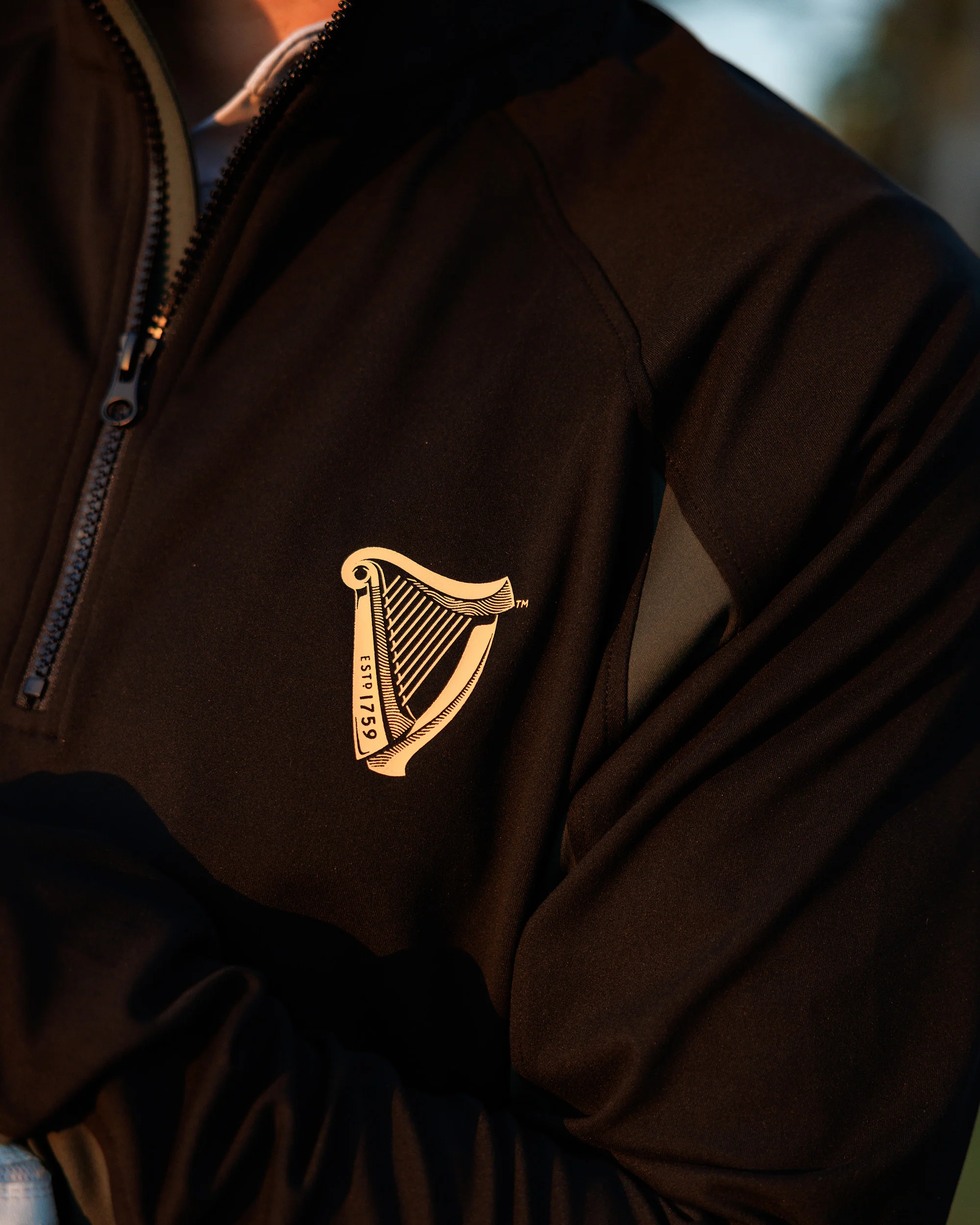 Golden Harp | Guinness® Men's Performance Q-Zip - Image 6