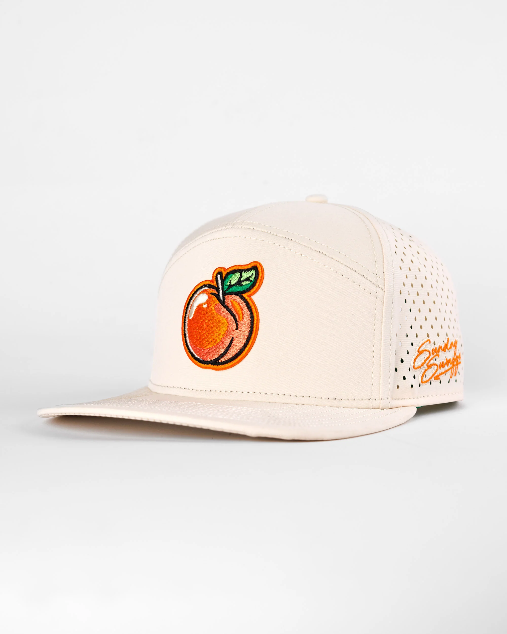 Peachy Flat Bill Snapback Hat - Image 4