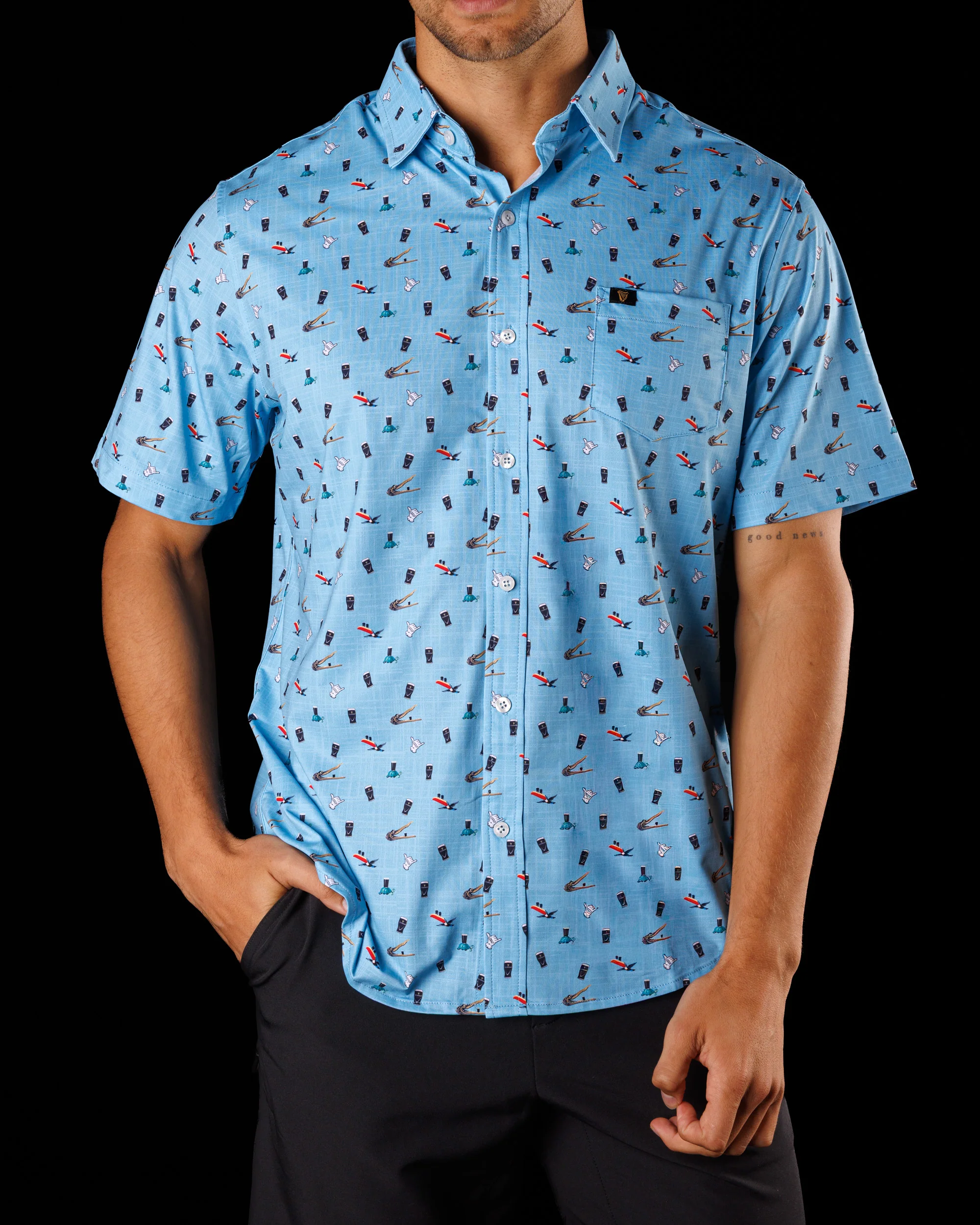 Gilroy's Greatest | Guinness® Button Up 2.0