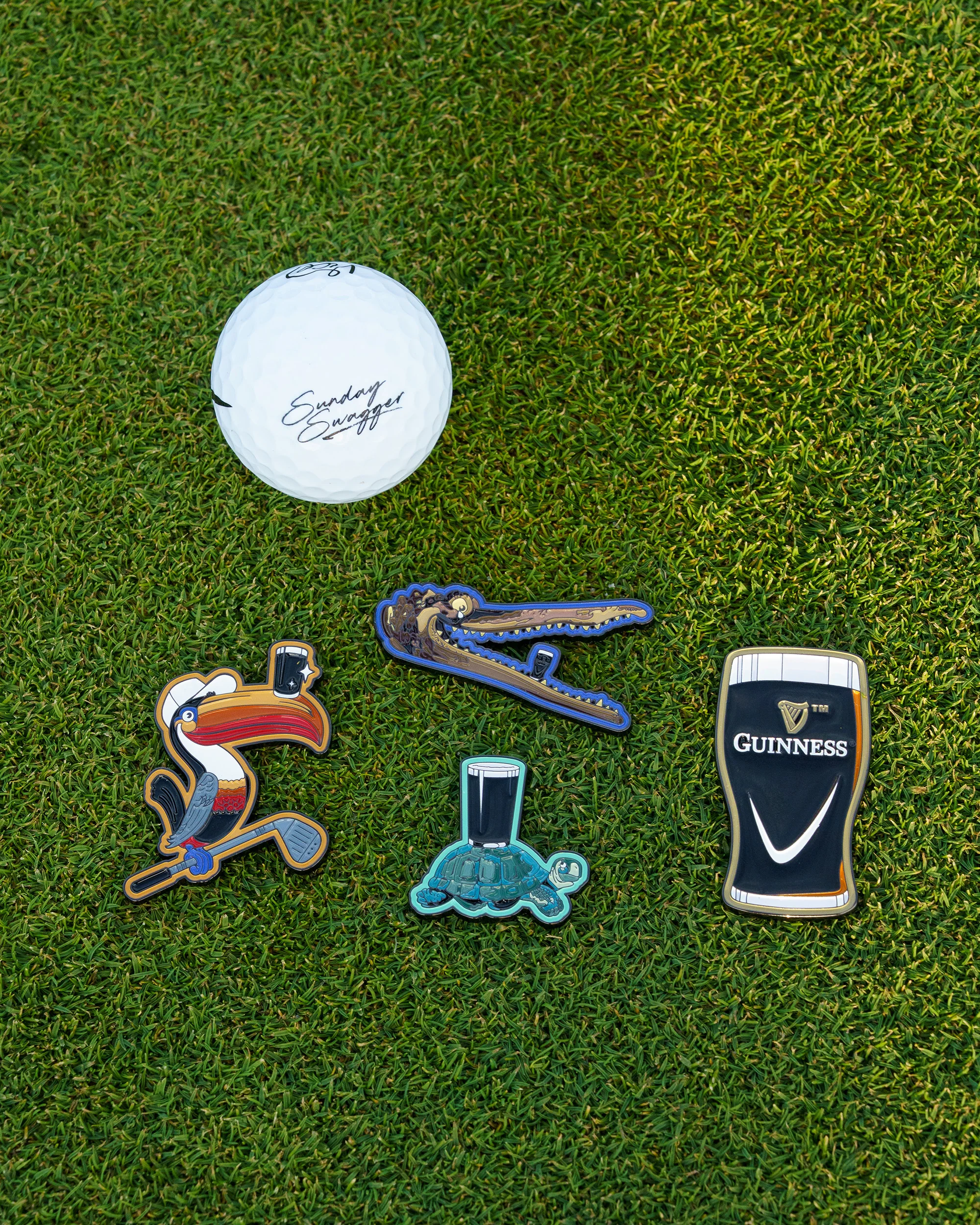 Guinness® Ball Markers - Gilroy Animals (4-Pack) - Image 2