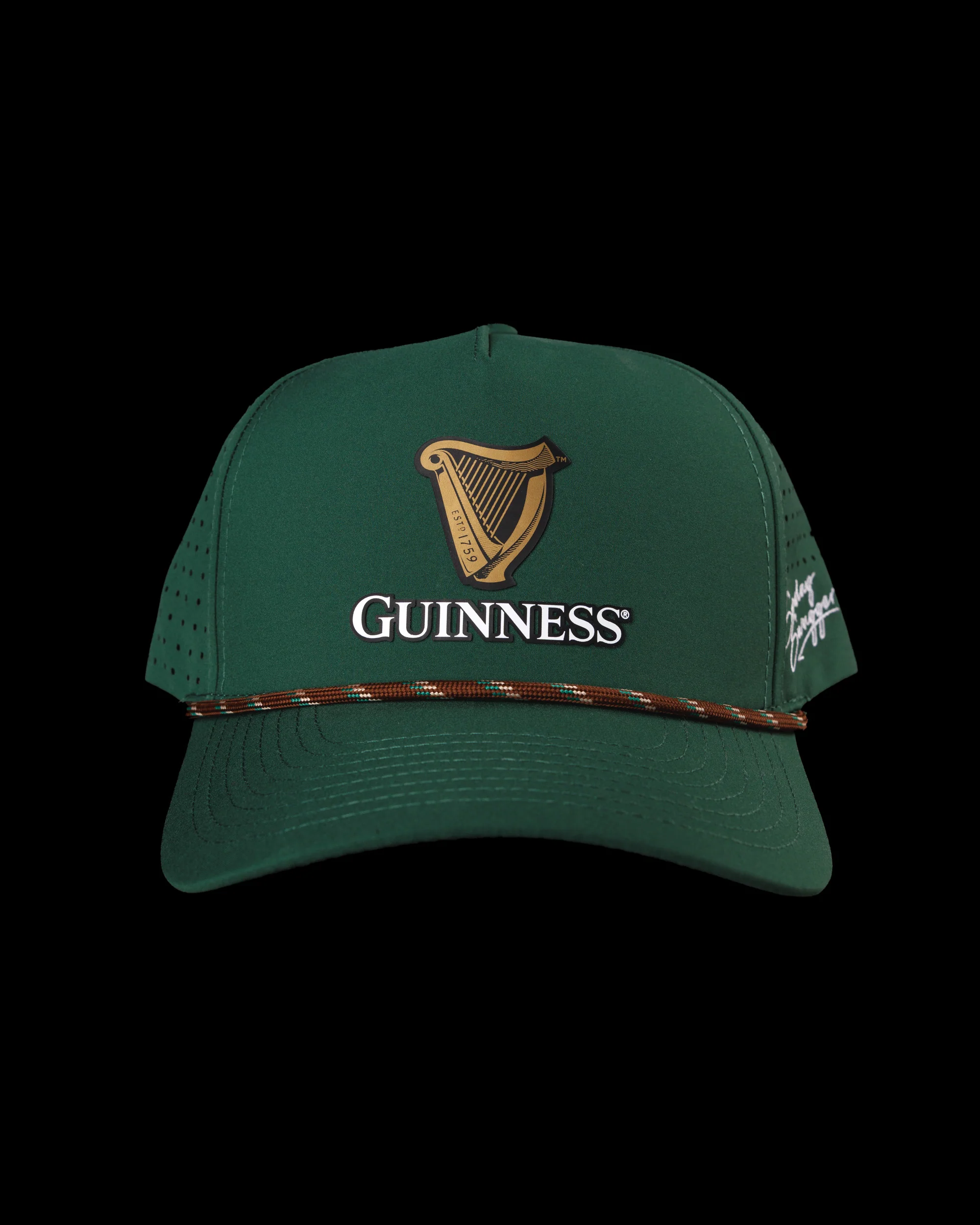 Guinness® Snapback Harp Hat - Green - Image 3