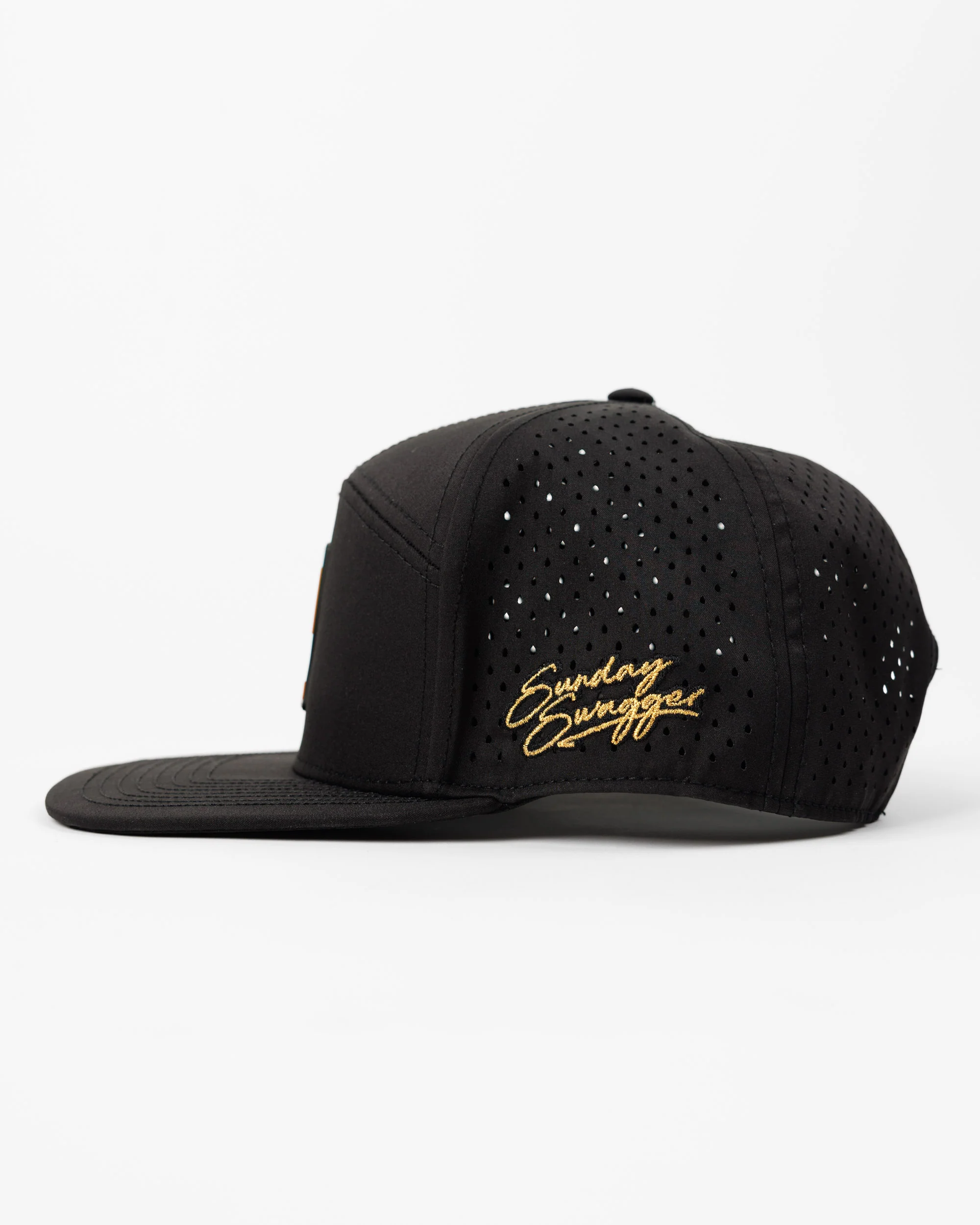 Guinness® Flat Bill Hat – Drafted – Black - Image 6