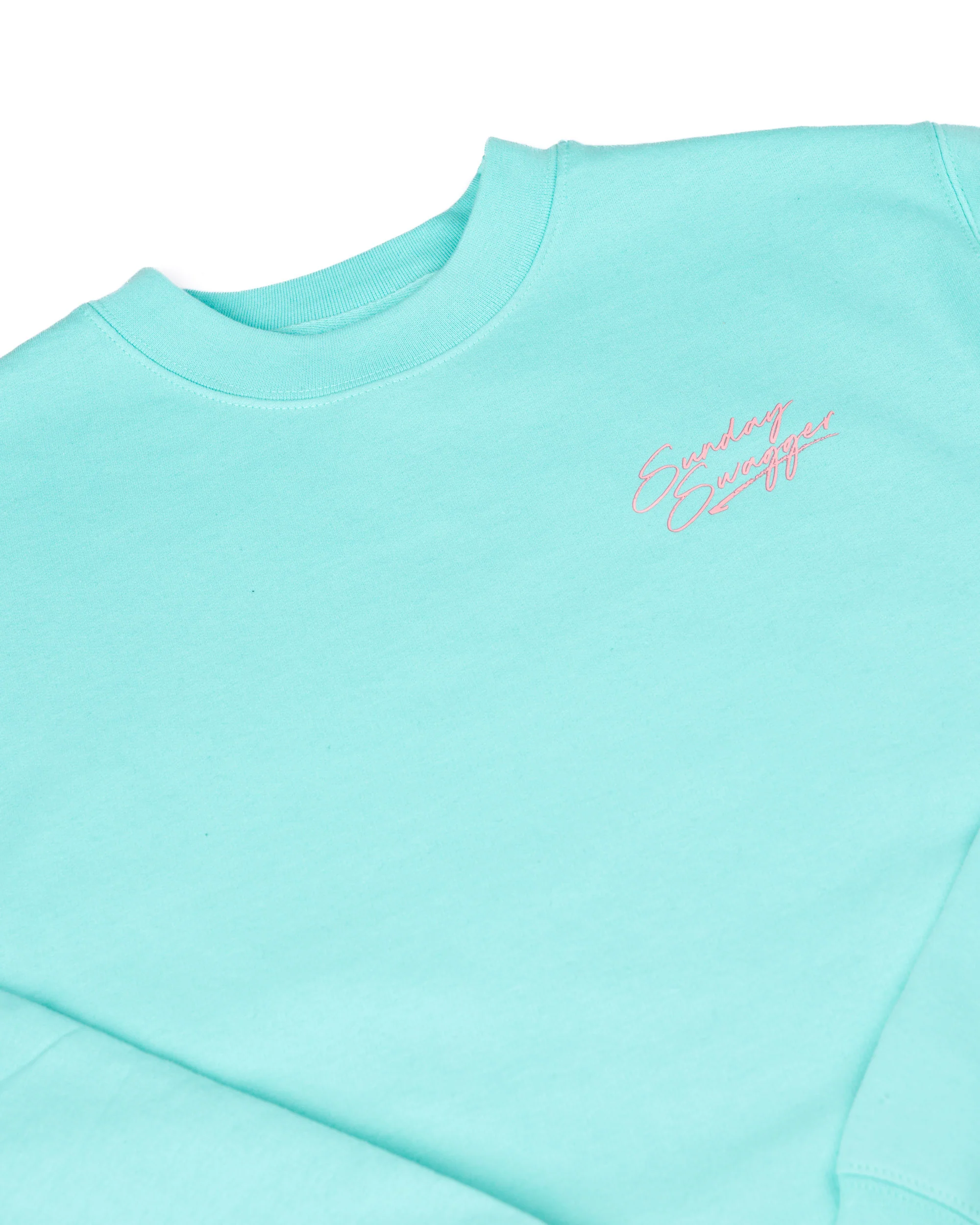 Hang Loose Crewneck - Mint/Peach - Image 2