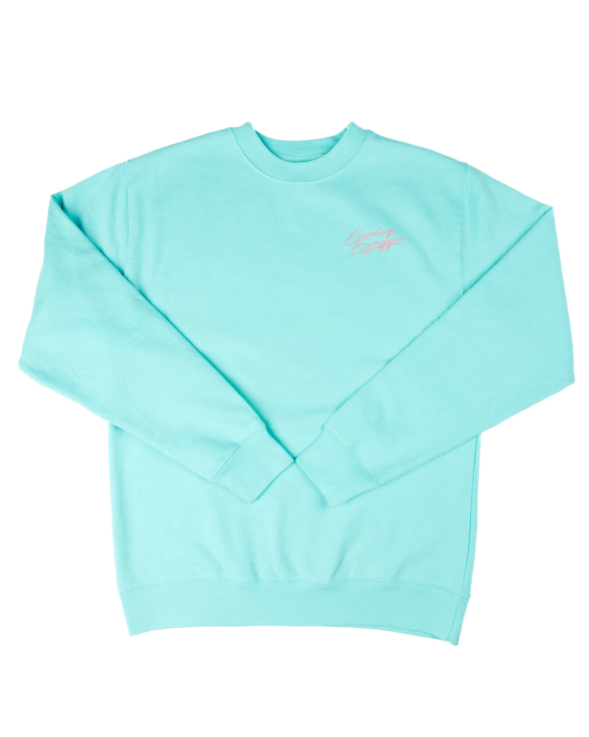 Hang Loose Crewneck - Mint/Peach - Image 4