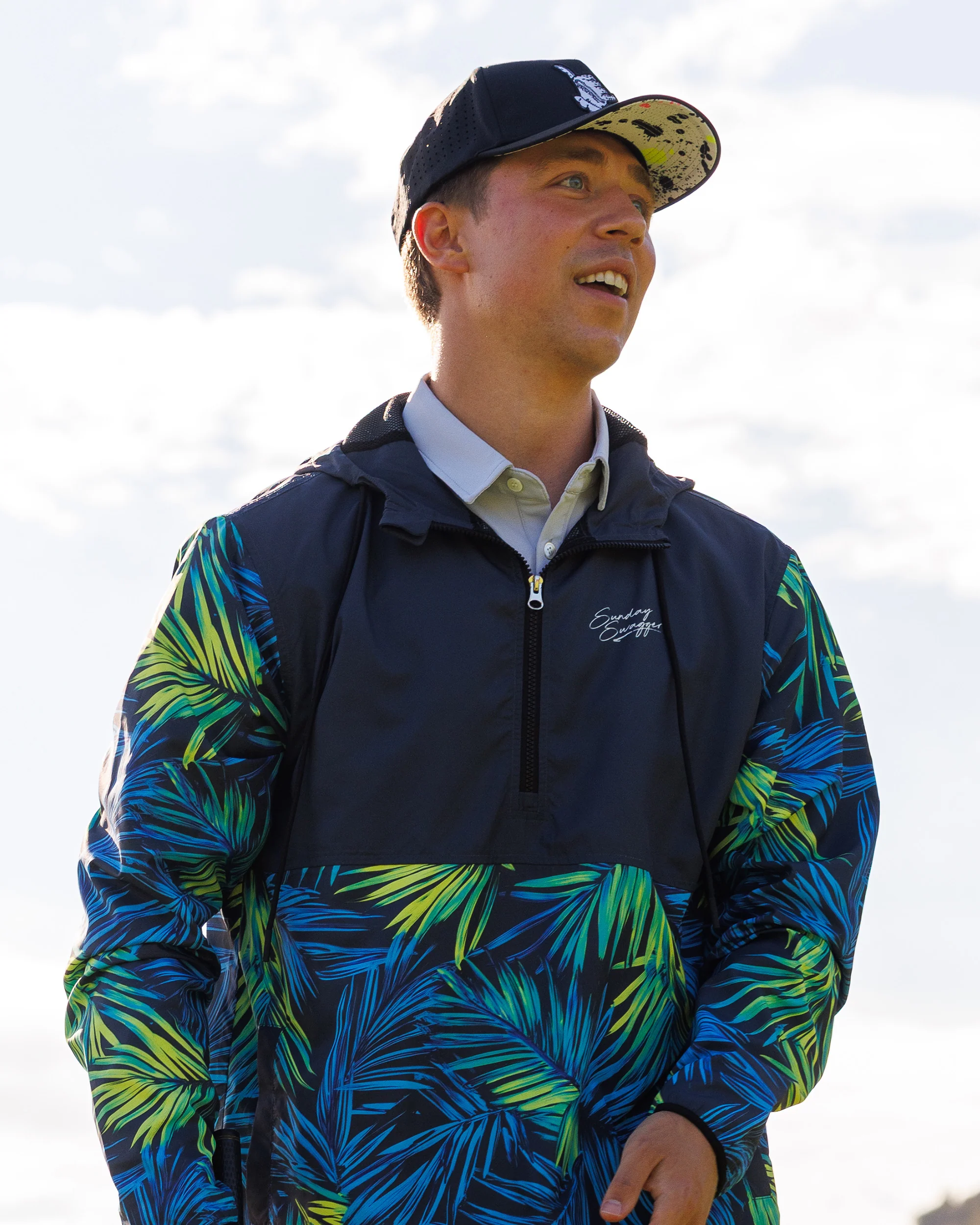 Hang Loose Snapback Hat - Splatter - Image 2
