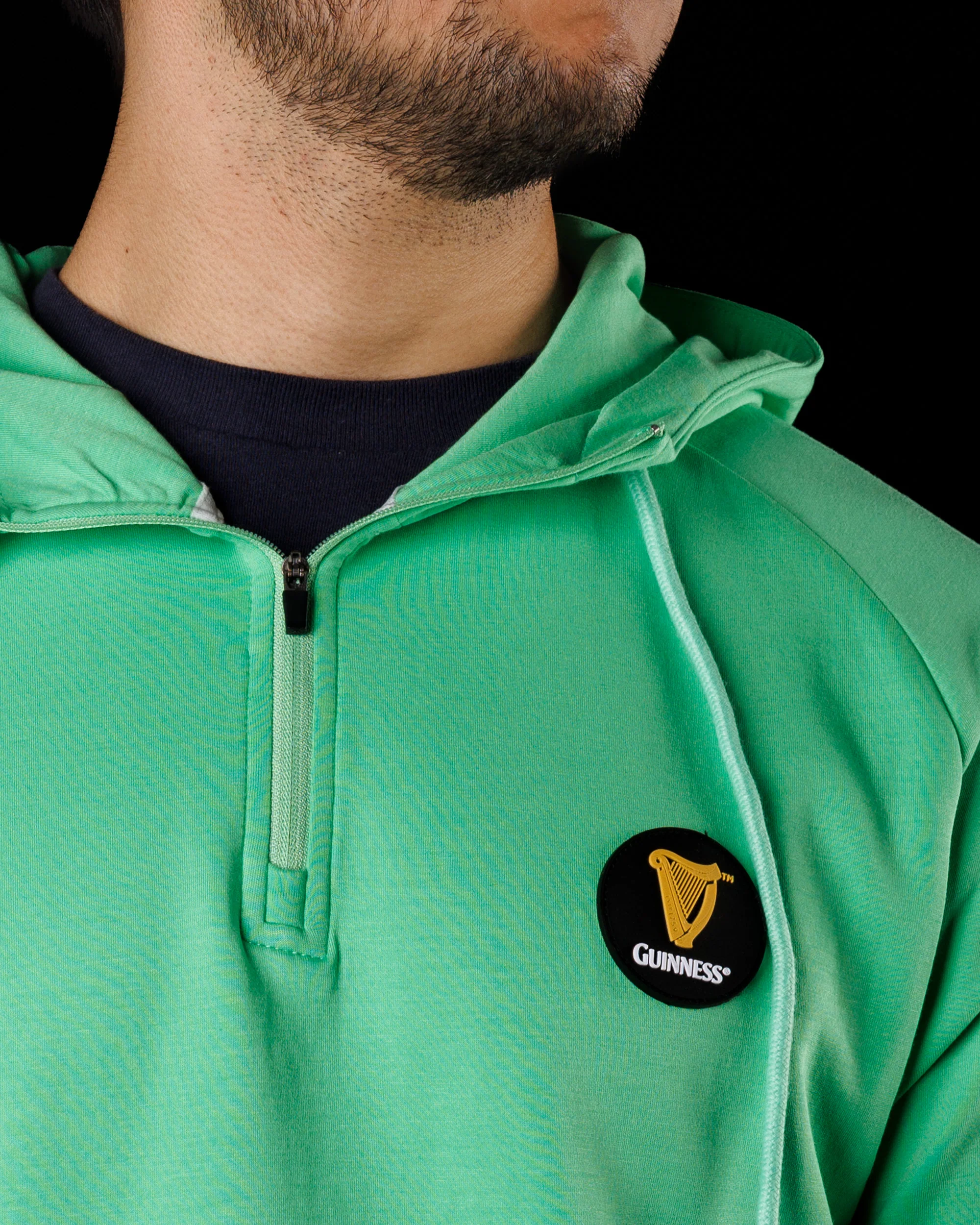Juniper | Guinness® Men's Ultra Q-Zip Hoodie - Image 3