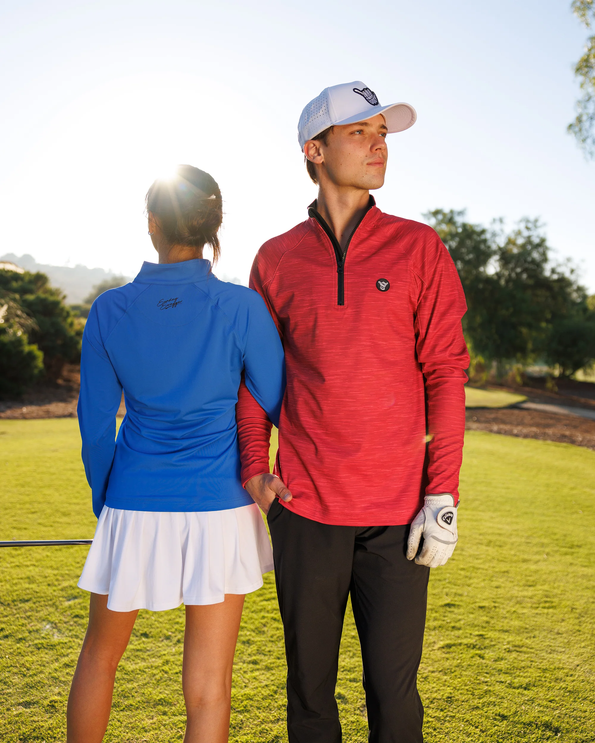 Men's Performance Q-Zip - Crimson - Image 7