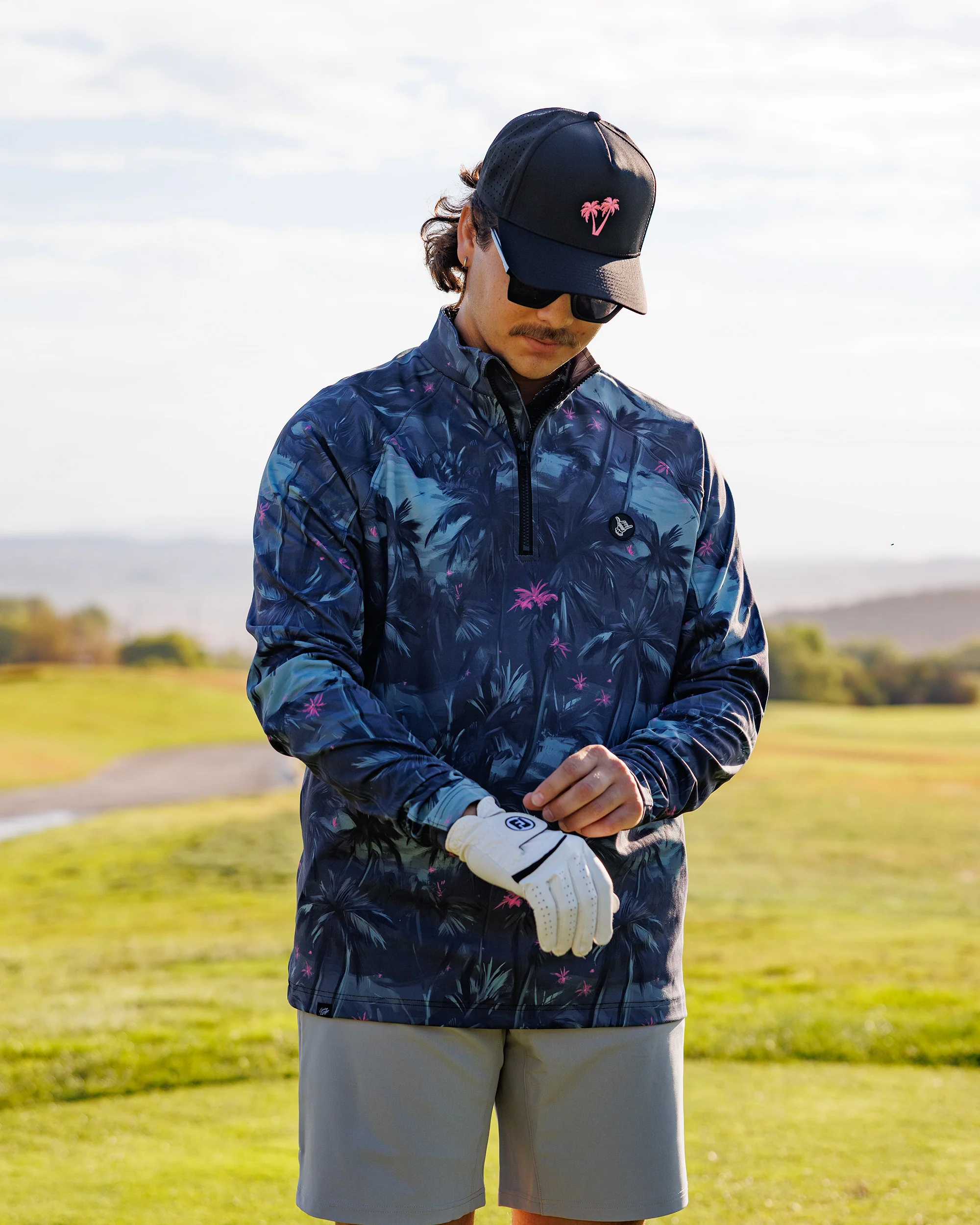 Men's Performance Q-Zip - Monsoon - Image 3