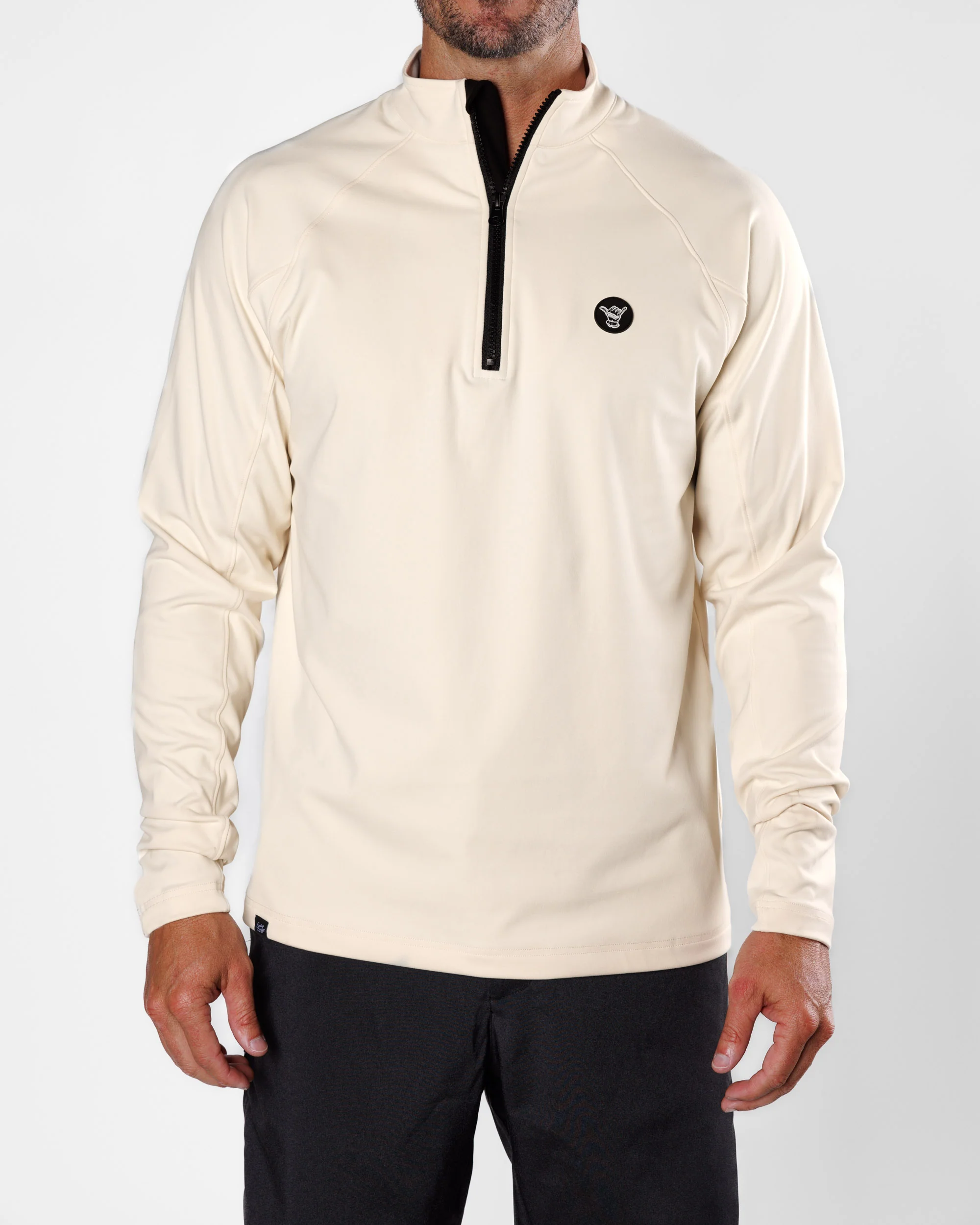 Men's Performance Q-Zip - Sand Trap - Image 3