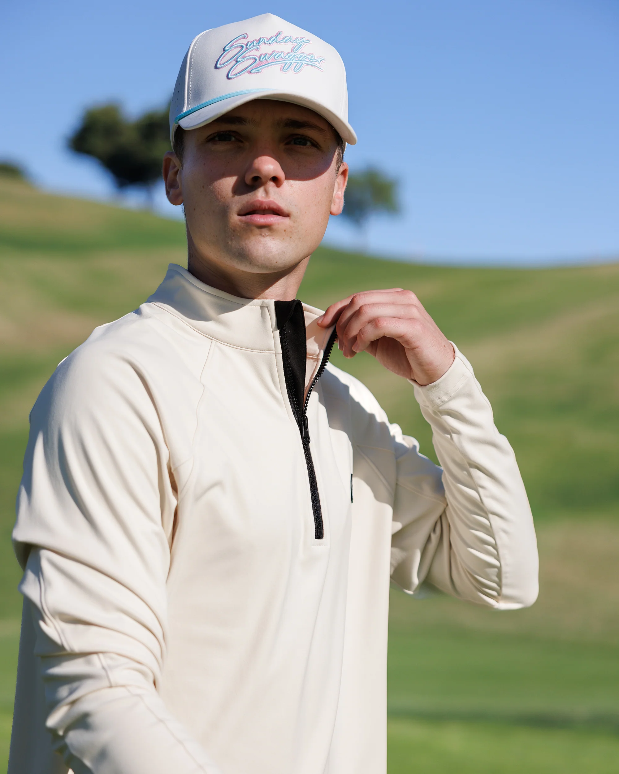 Men's Performance Q-Zip - Sand Trap - Image 6