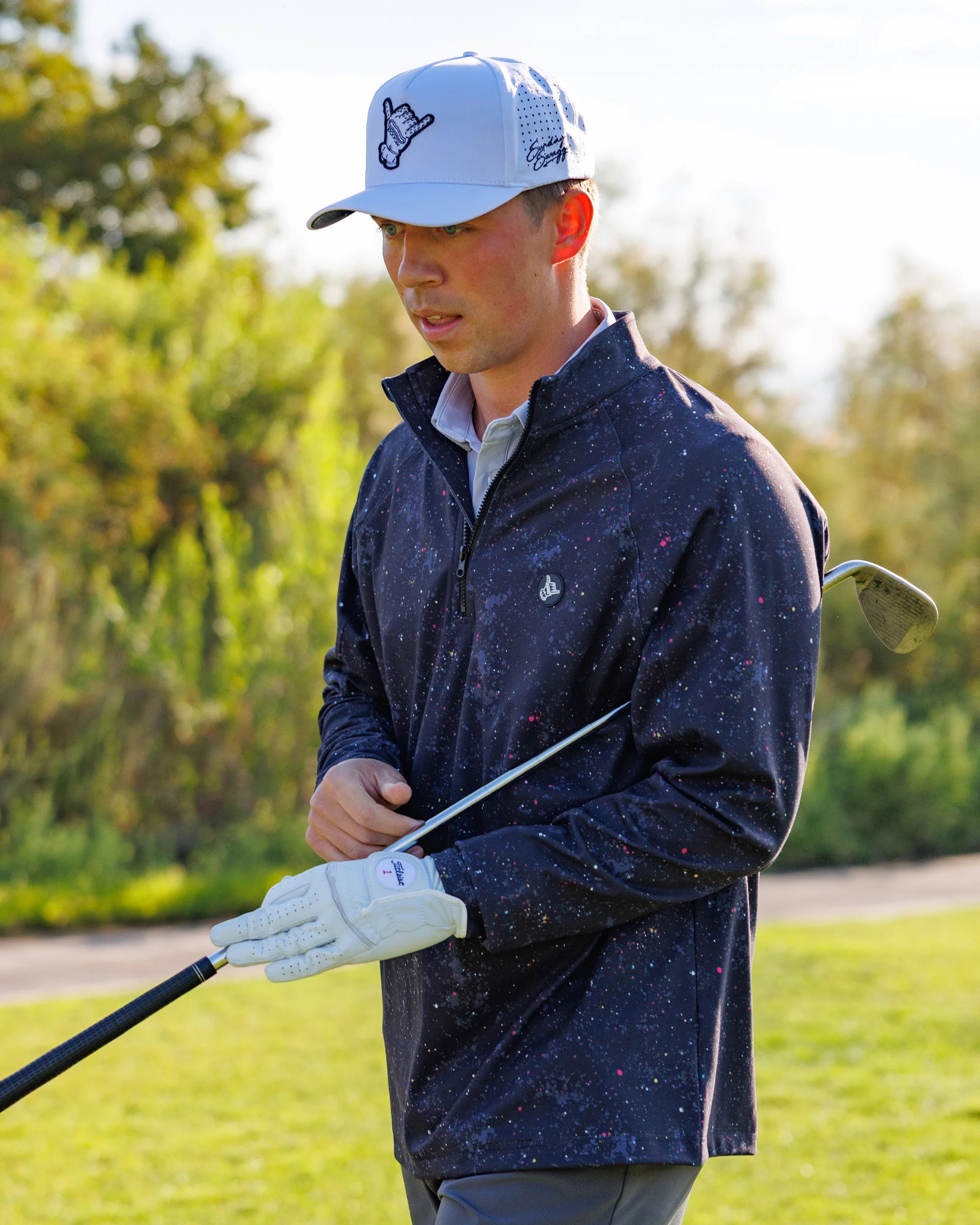 Men's Performance Q-Zip - Speck - Image 2