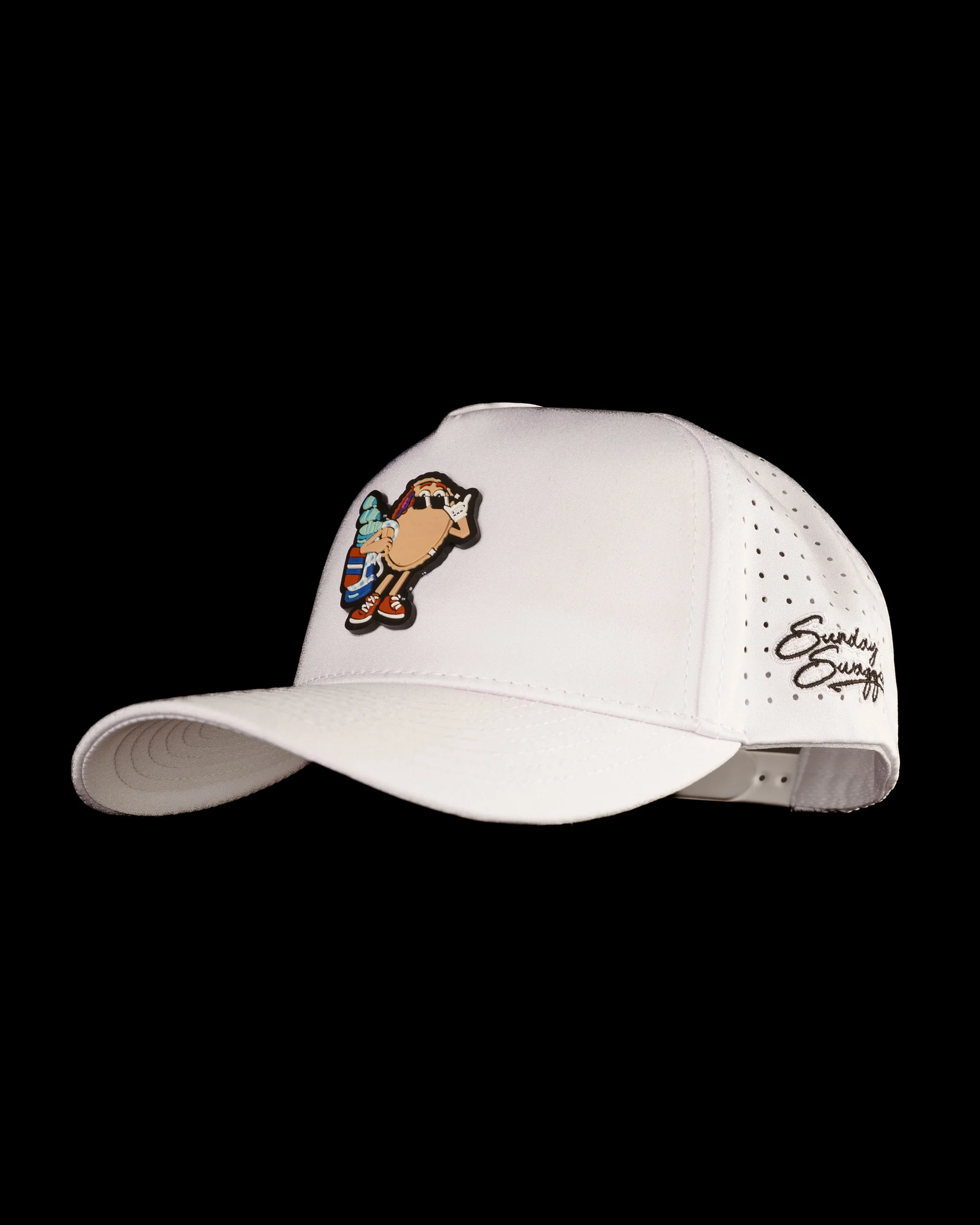 No Crust Club Snapback Hat - White | Uncrustables™