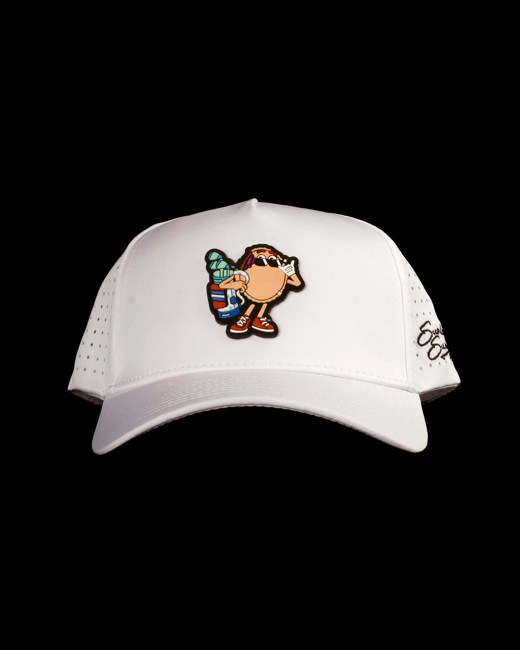 No Crust Club Snapback Hat - White | Uncrustables™ - Image 3