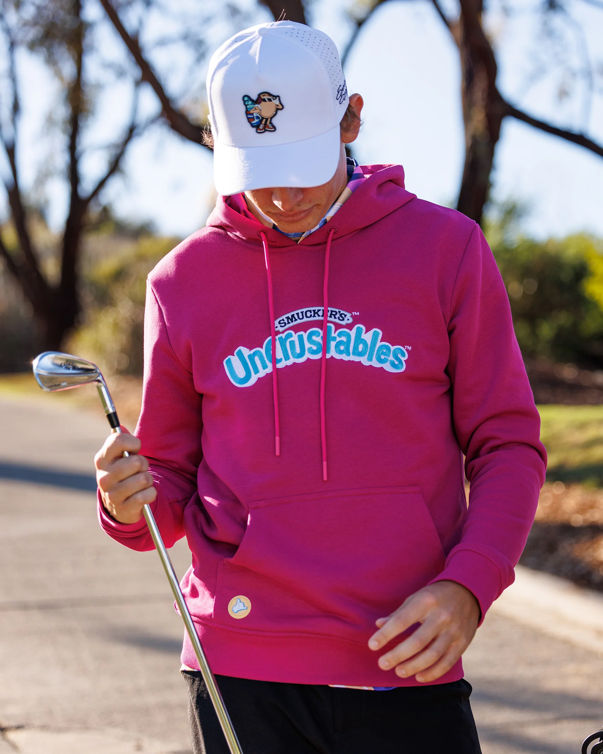 No Crust Club Snapback Hat - White | Uncrustables™ - Image 5