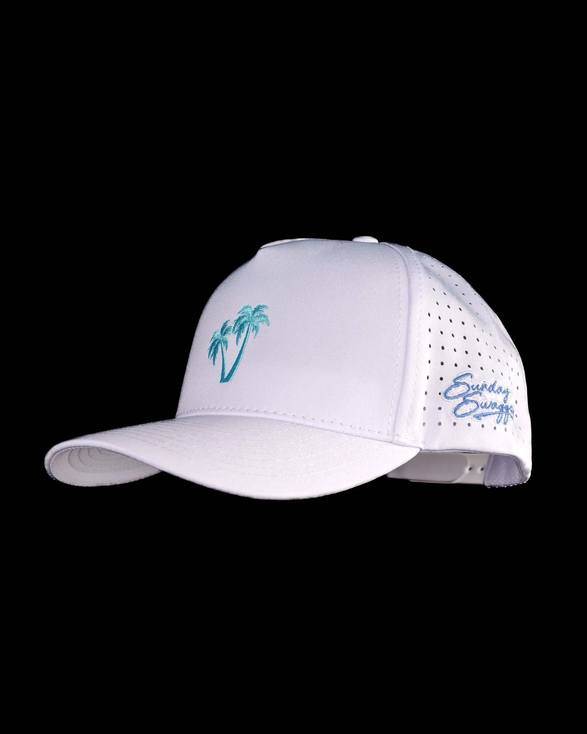Palms Snapback Hat - Blue