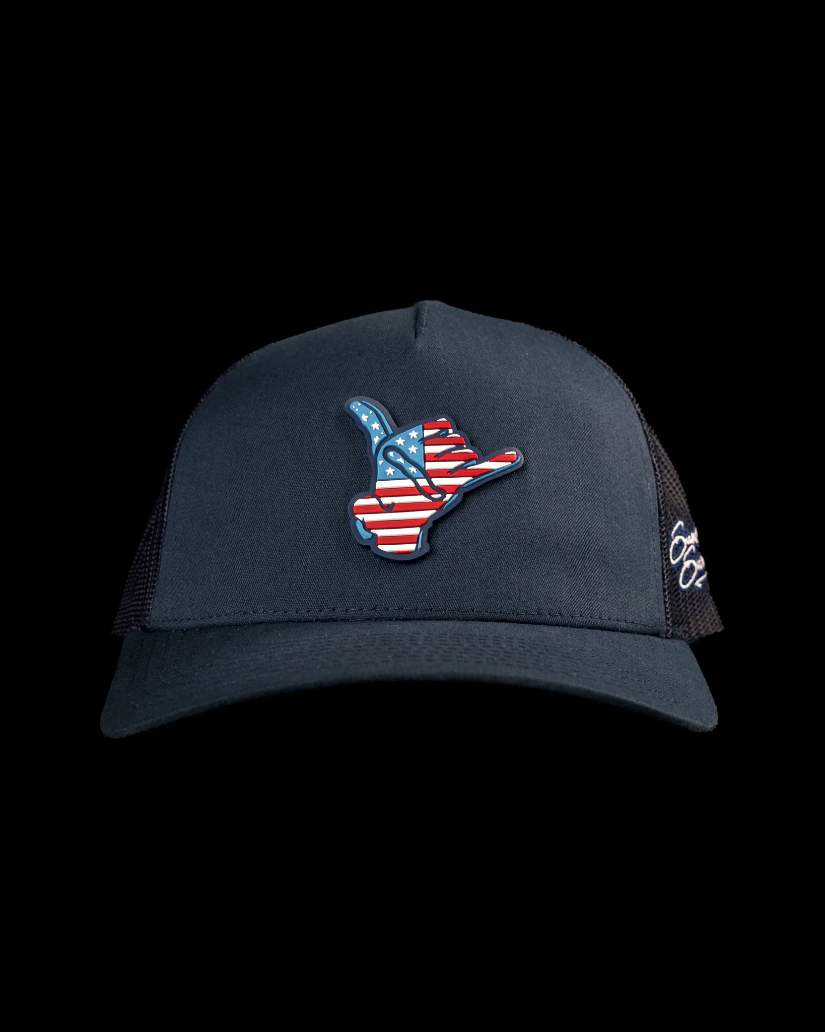 Stars and Stripes Trucker Hat - Navy - Image 2