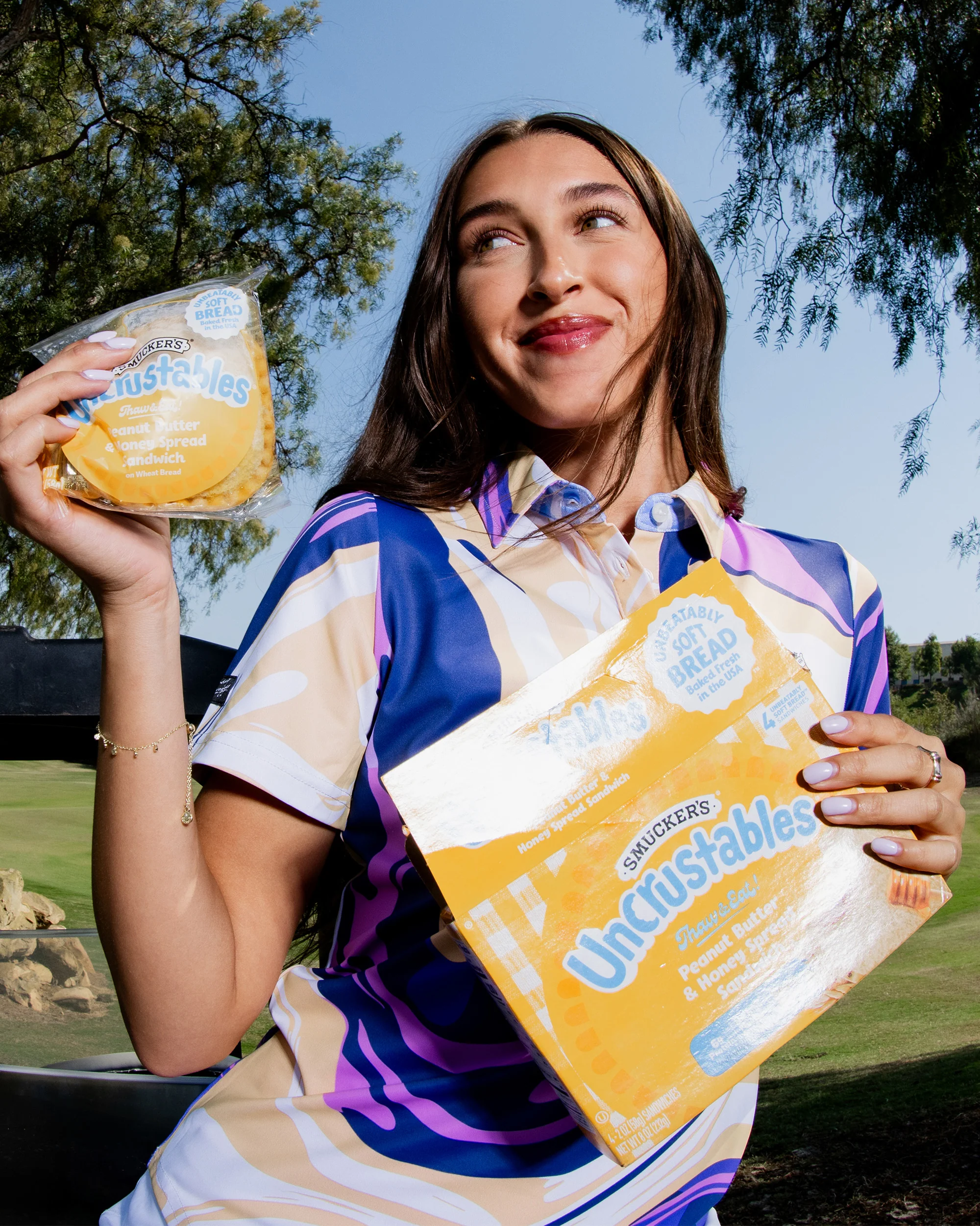 Sticky & Sweet | Uncrustables™ Polo - Image 6