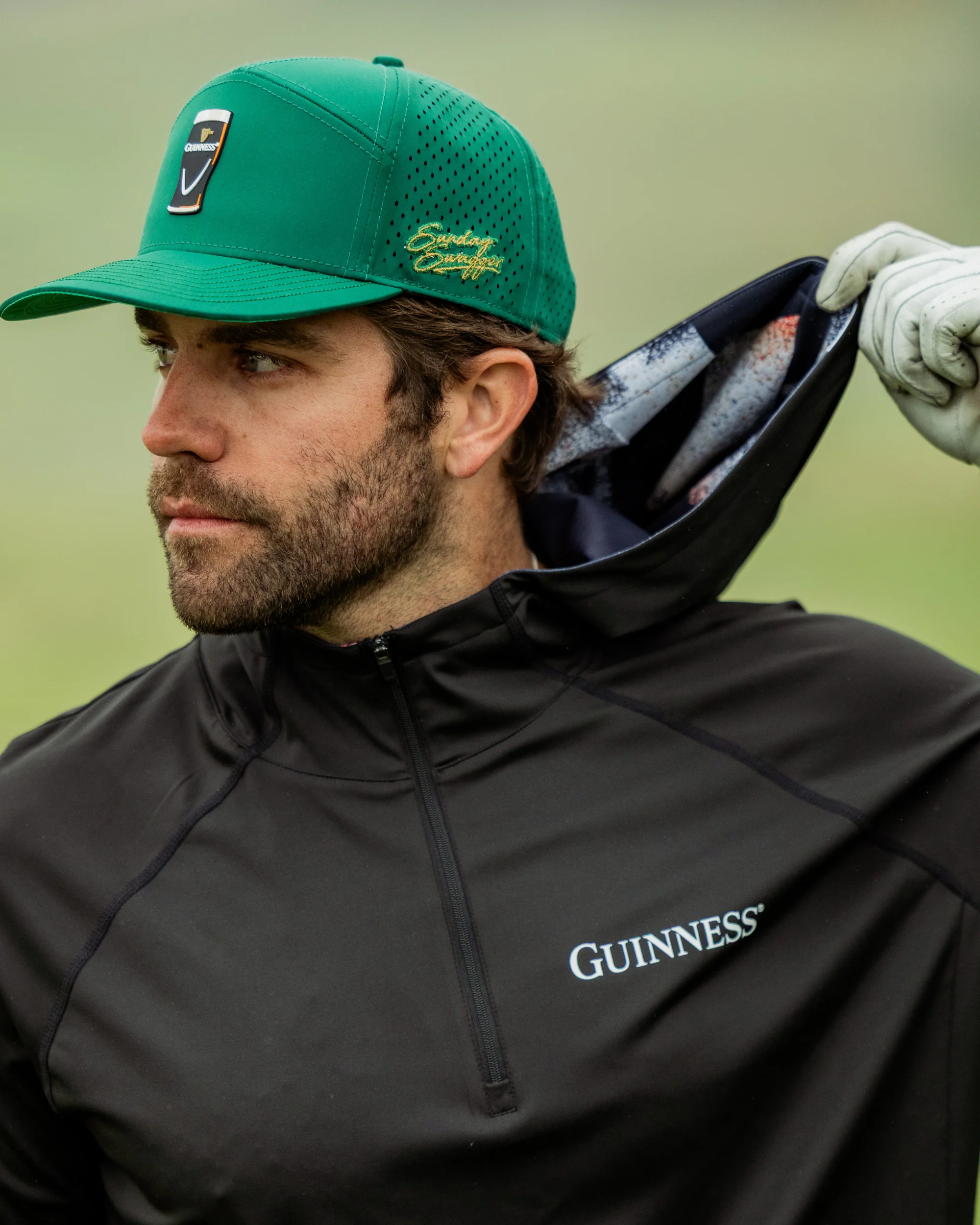 Stout & About | Guinness® Mens Performance Hoodie - Image 2