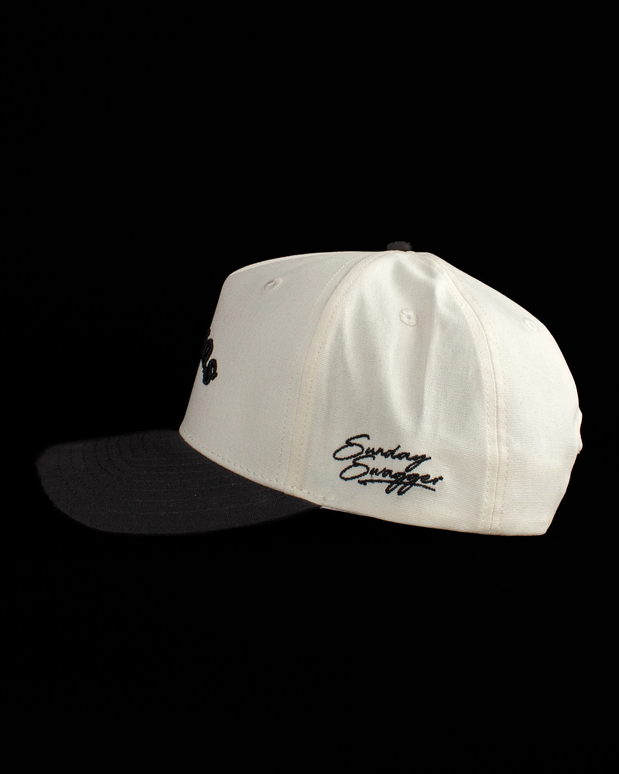 Sunday Canvas Snapback - Black - Image 4
