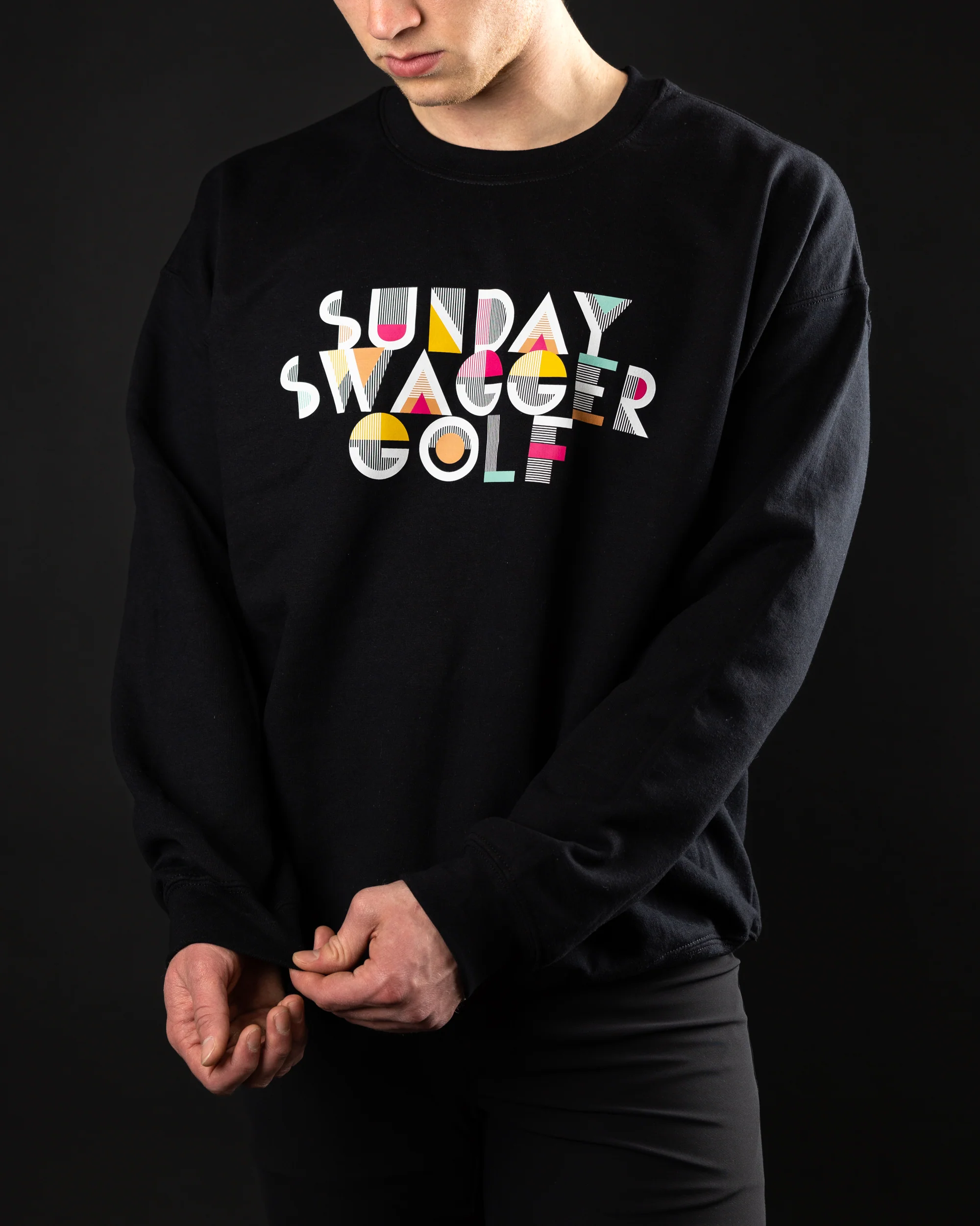 Golf Crewneck - Black - Image 2