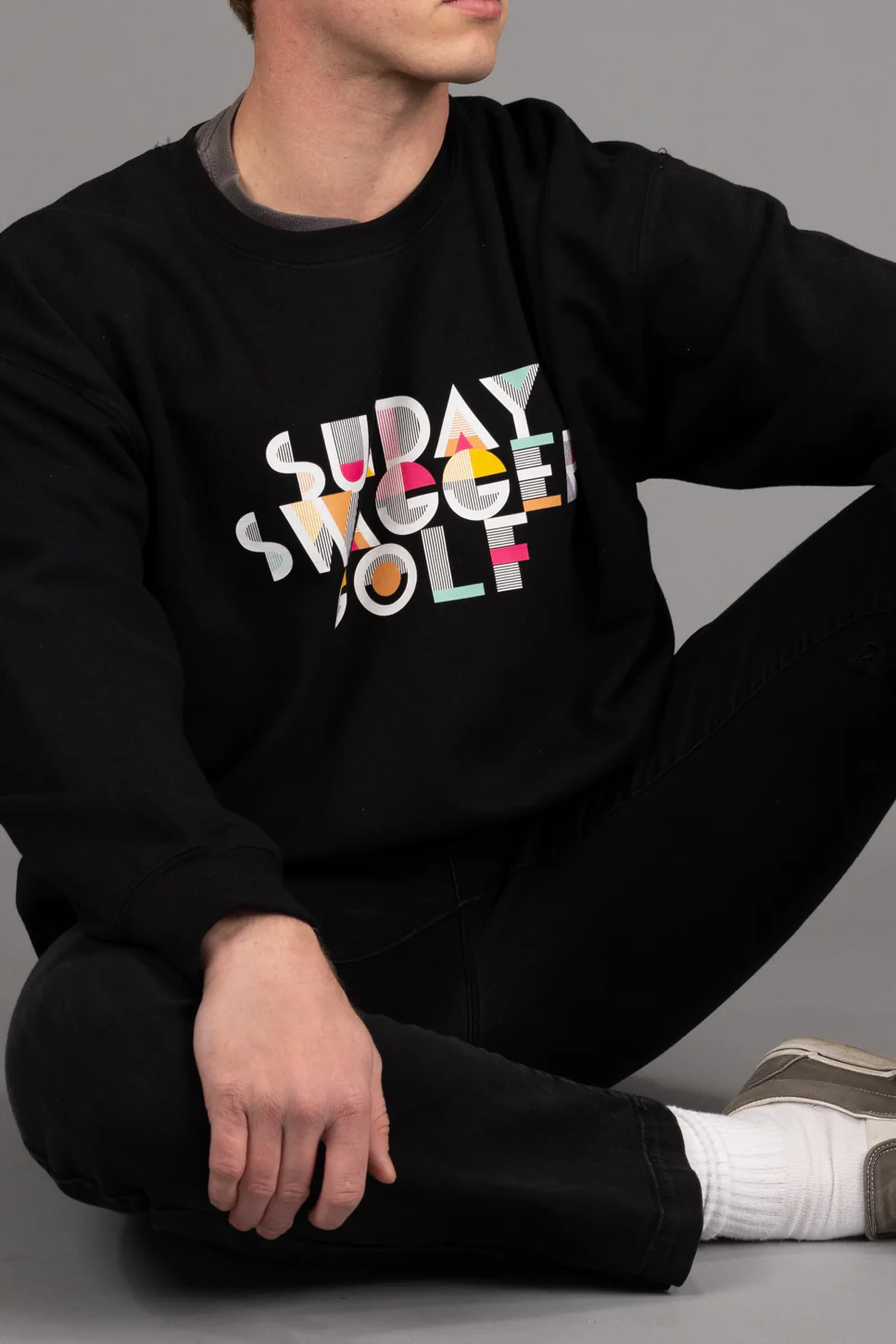 Golf Crewneck - Black - Image 5