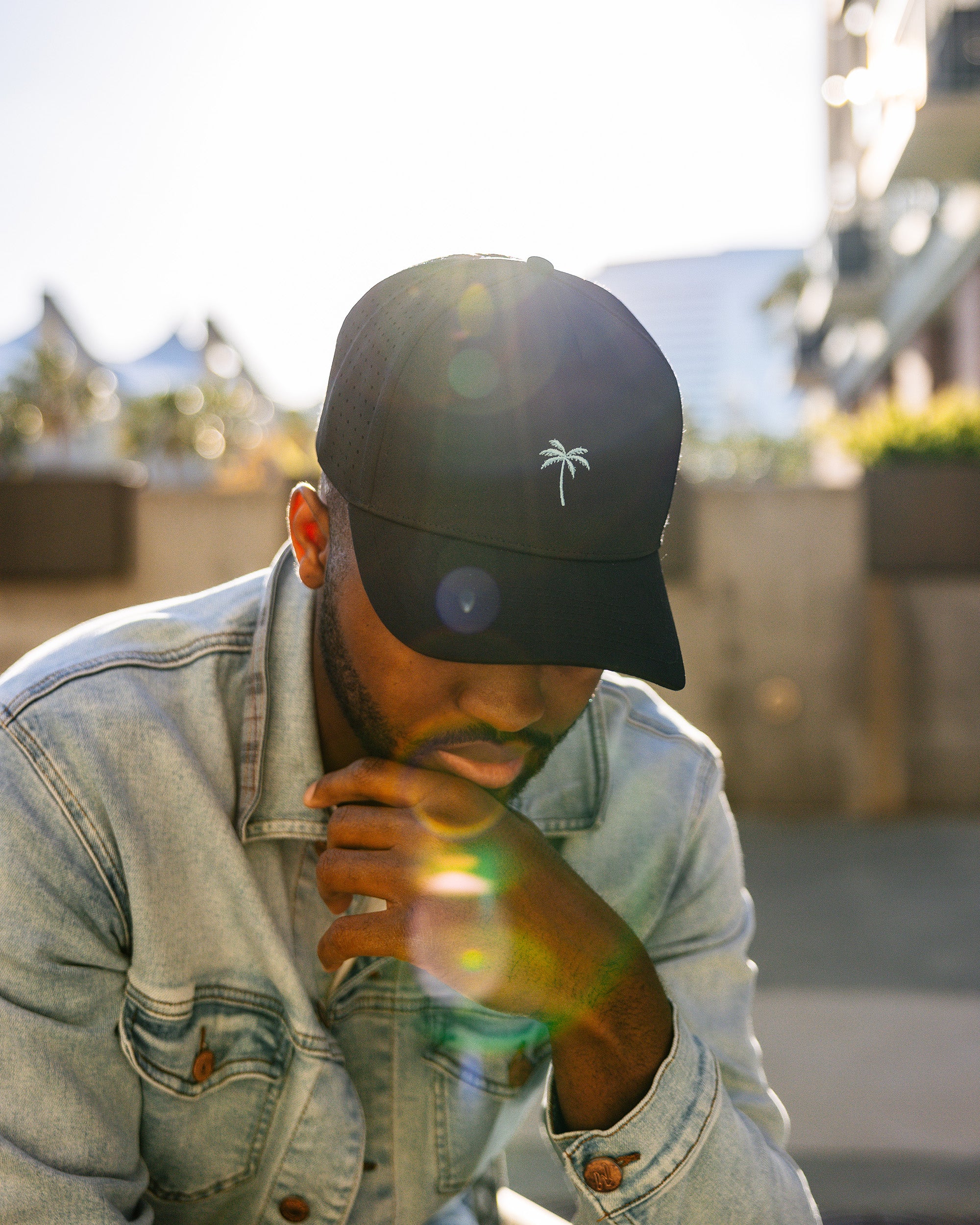 Palm Snapback - Black - Image 2