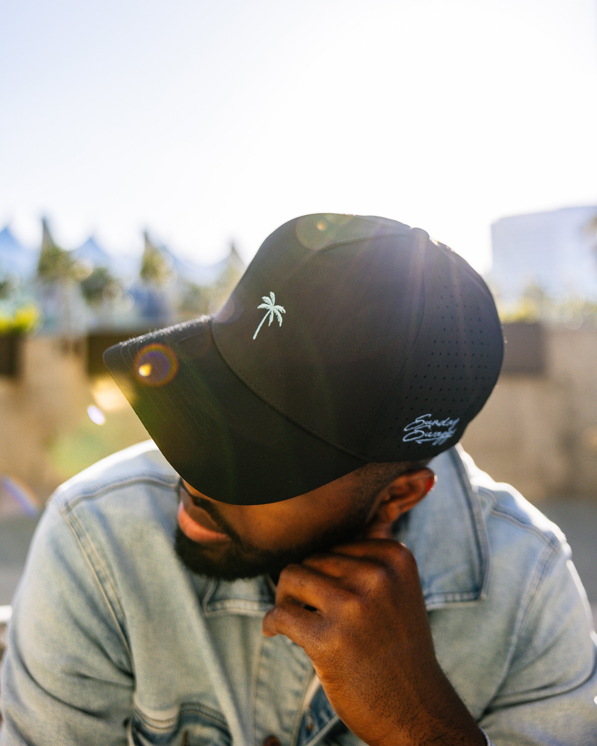 Palm Snapback - Black - Image 6