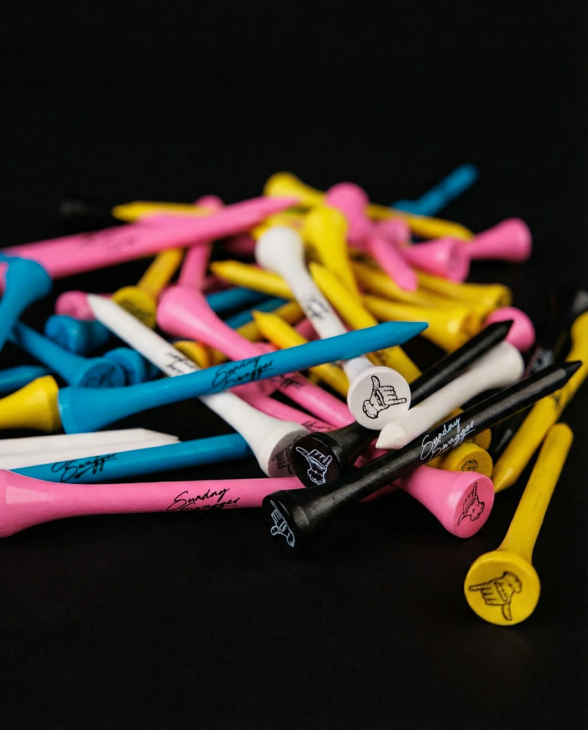 Sunday Swagger Golf Tees - Splatter (50 pack) - Image 2