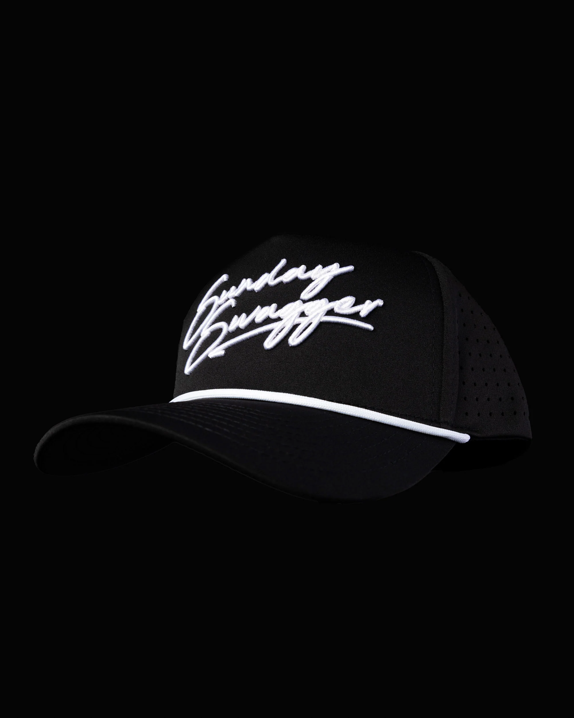 Swagger Snapback Hat - Black - Image 5