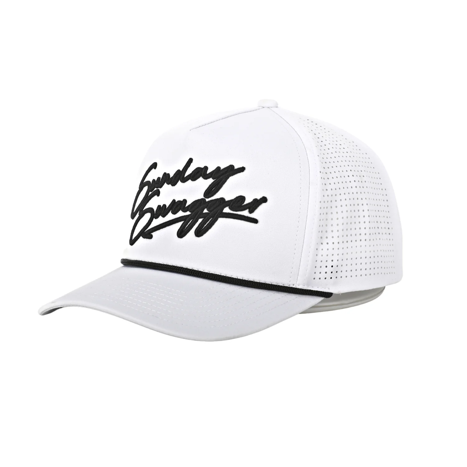 Swagger Snapback Hat - White - Image 4