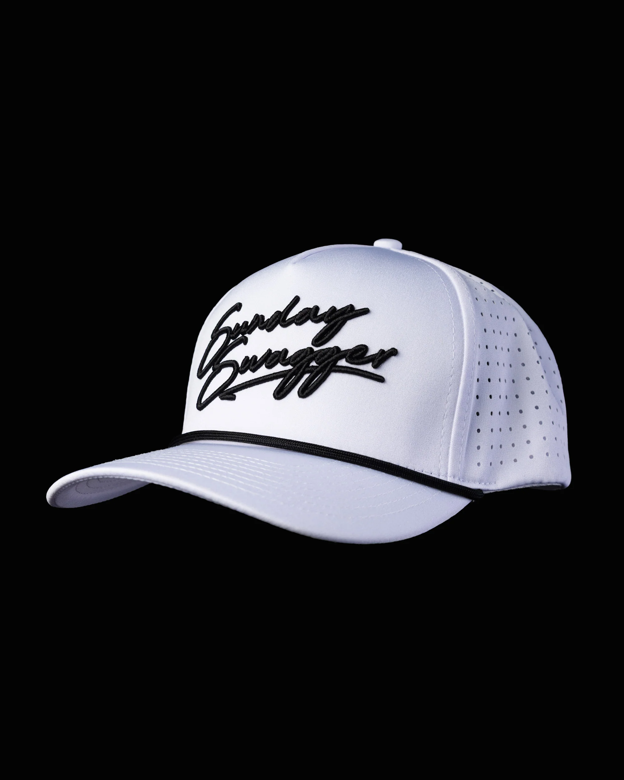 Swagger Snapback Hat - White - Image 5