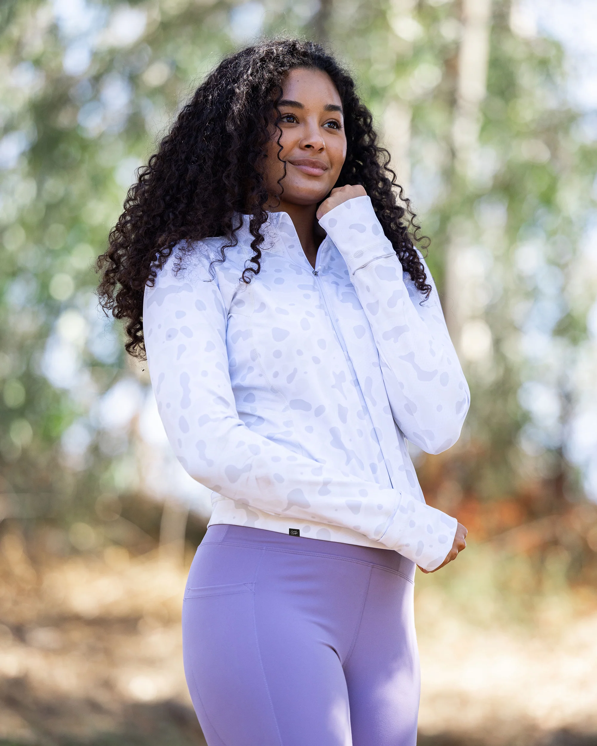 Women's Crop Q-Zip - Alpine - Image 12