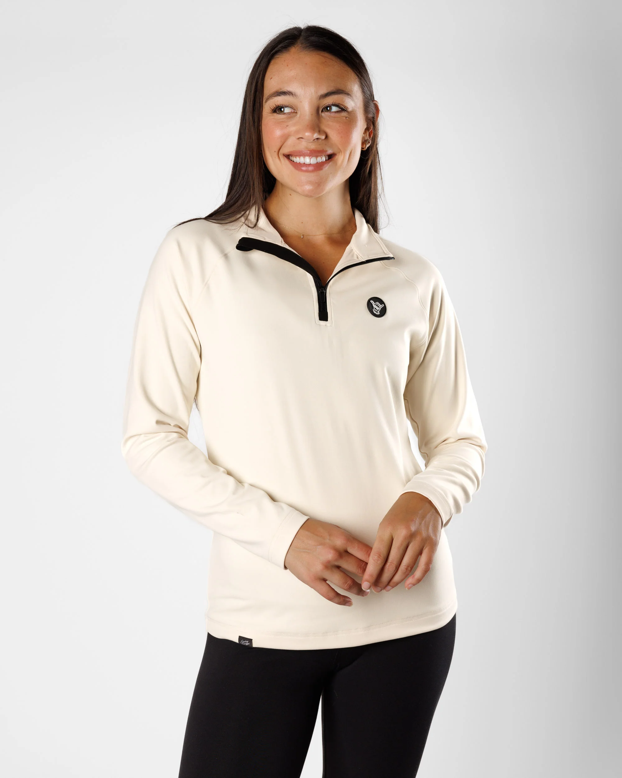 Women's Performance Q-Zip - Sand Trap - Image 3