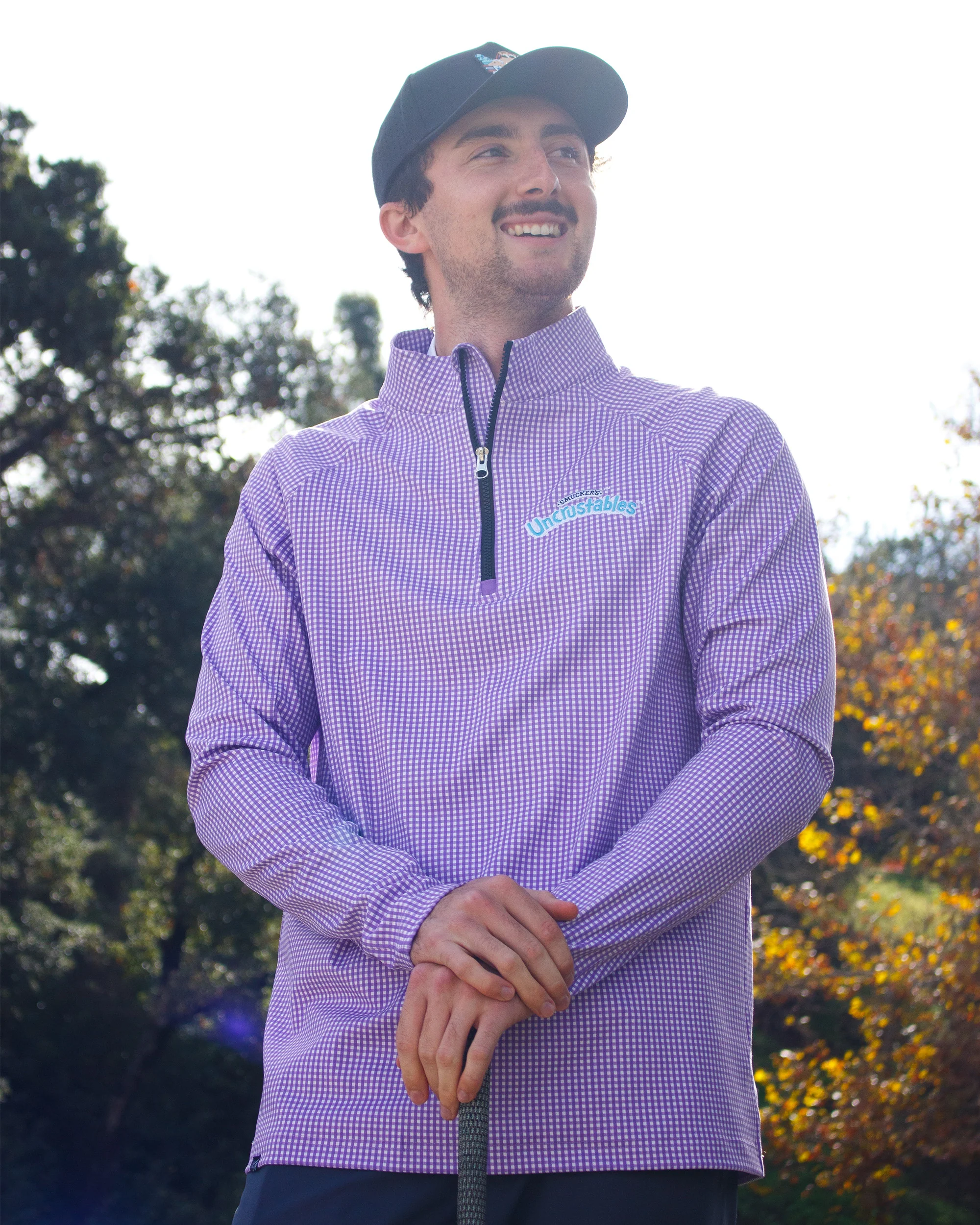 Wrapped up | Uncrustables™ Men's Performance Q-Zip - Image 2