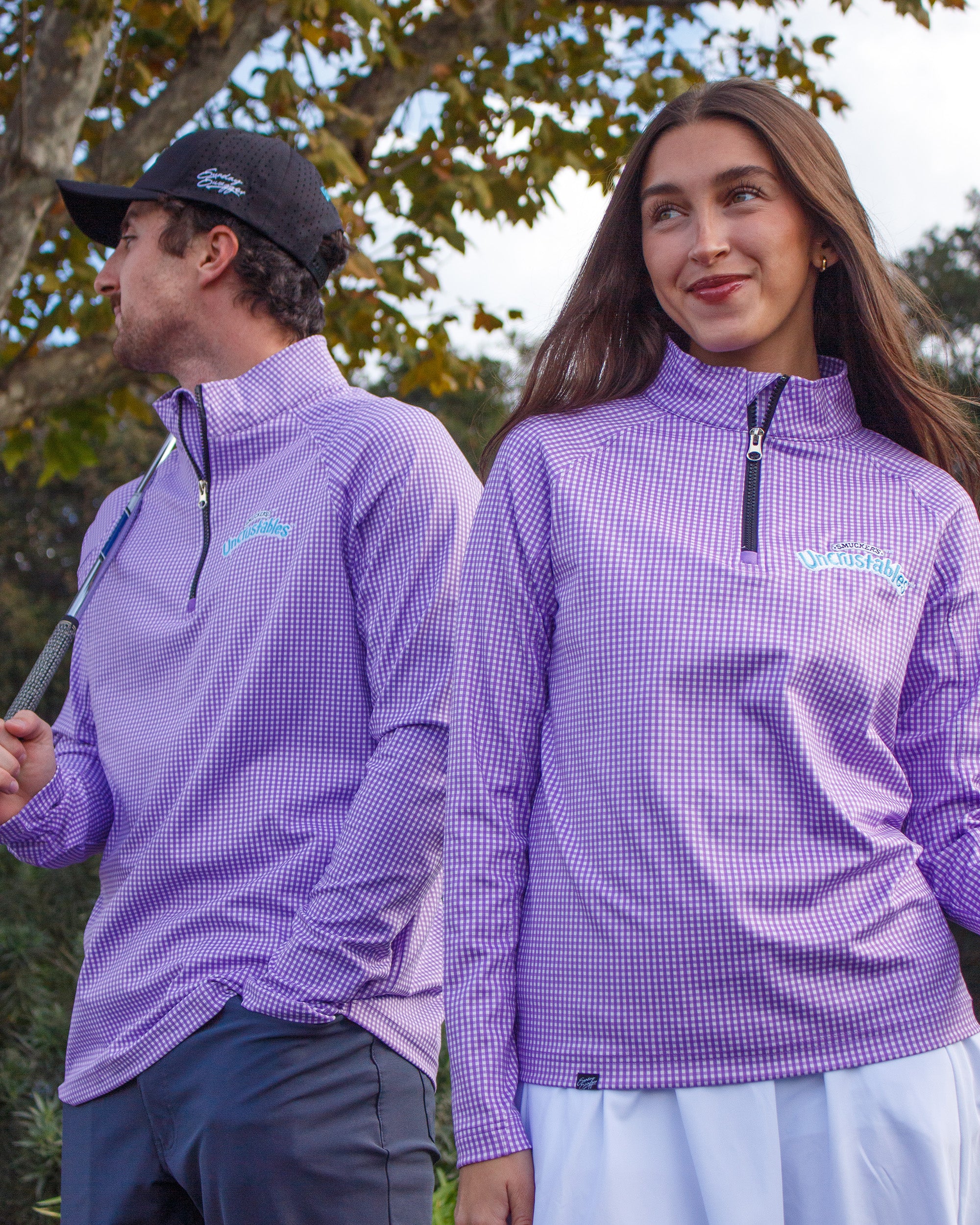 Wrapped up | Uncrustables™ Men's Performance Q-Zip - Image 7