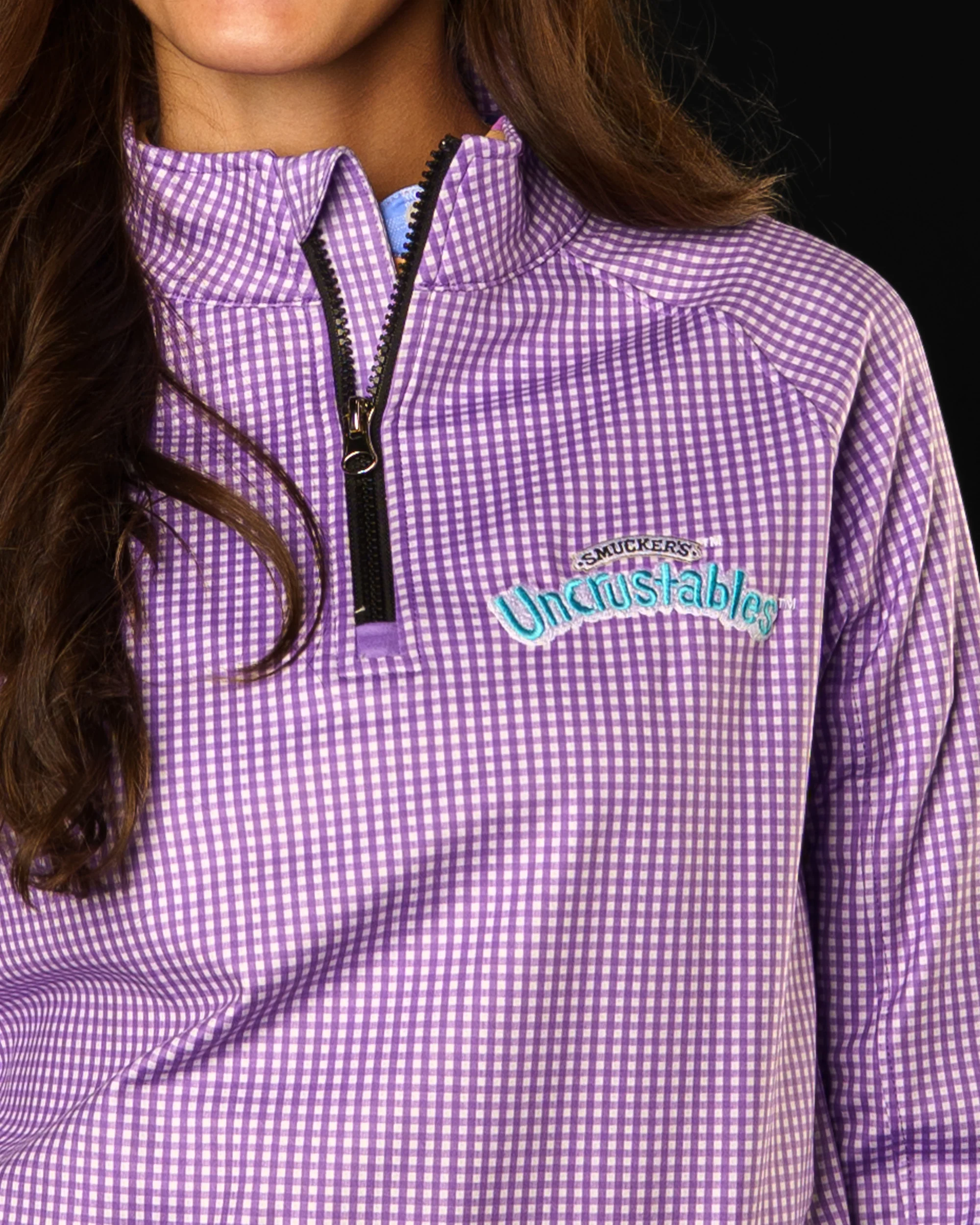 Wrapped Up | Uncrustables™ Women's Performance Q-Zip - Image 3